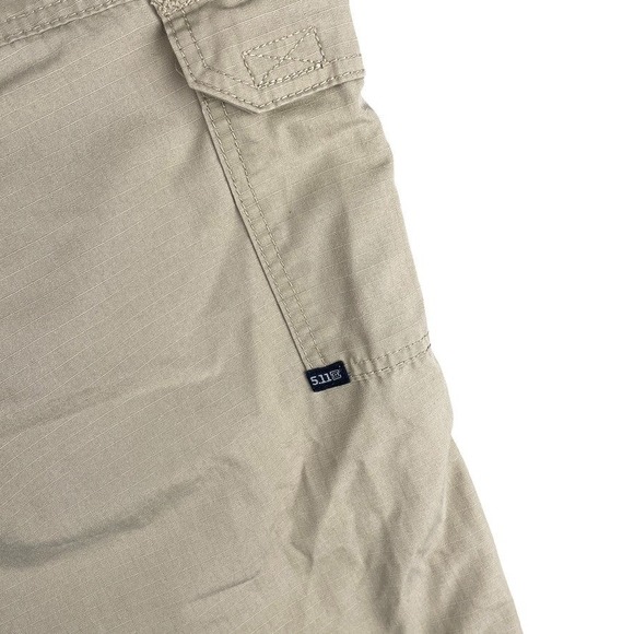 5.11 Tactical Pants Mens 34x34 Tactical Pro Ripstop Cargo Pants Khaki Workwear - Picture 5 of 9